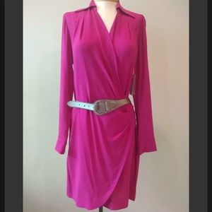 Etcetera Belted Wrap Dress NWOT